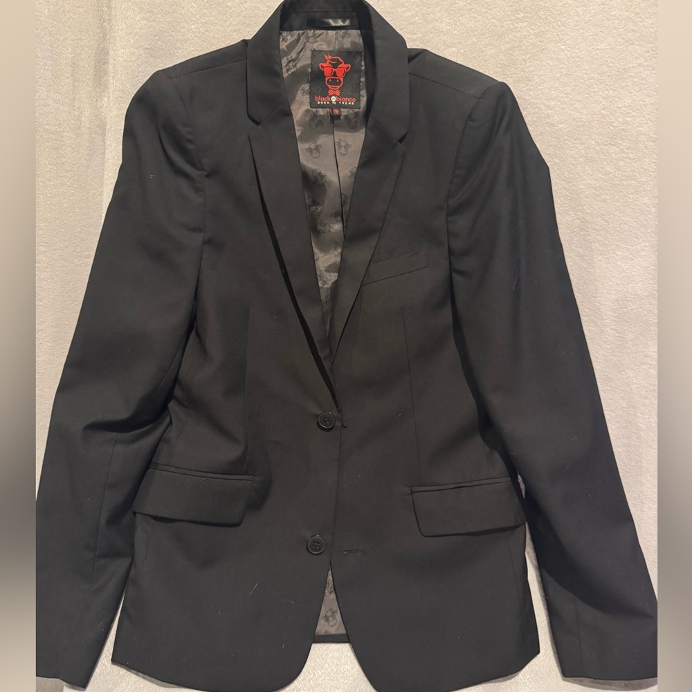 Black n Bianco Trendy Blazer for Boys